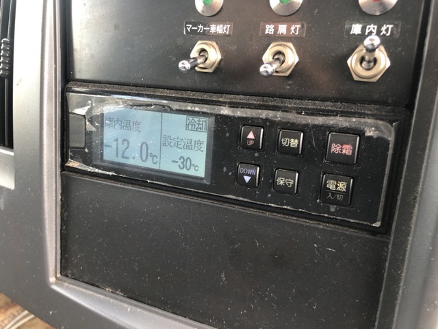 いすゞ H27 エルフ ワイドロング 低温冷凍車 サイド扉 車検付 画像6