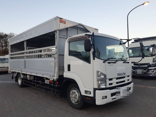 いすゞ H25 フォワード 増トン ワイド 家畜運搬車 エアサス 積載8.2トン