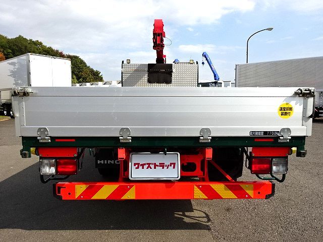 日野 H30 レンジャー 増トン ワイド 平 4段クレーン 積載7.7t 車検付 画像8