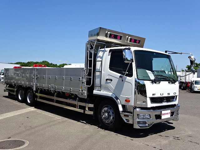 三菱 H27  FQ  ファイター 増トン 平ボディ 2デフ 長さ840  積載11.1ｔ 画像3