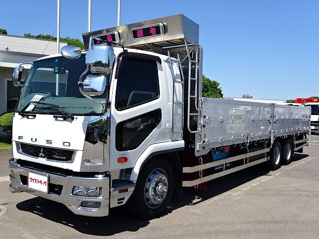 三菱 H27  FQ  ファイター 増トン 平ボディ 2デフ 長さ840  積載11.1ｔ