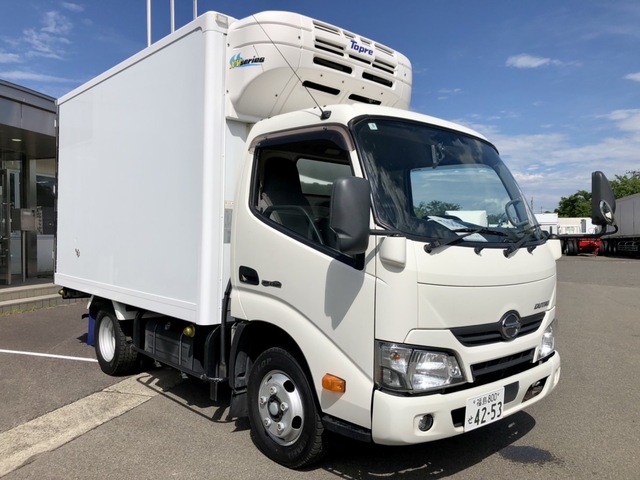 日野 H30 デュトロ 標準ショート 低温冷凍車 サイド扉 車検付 画像3