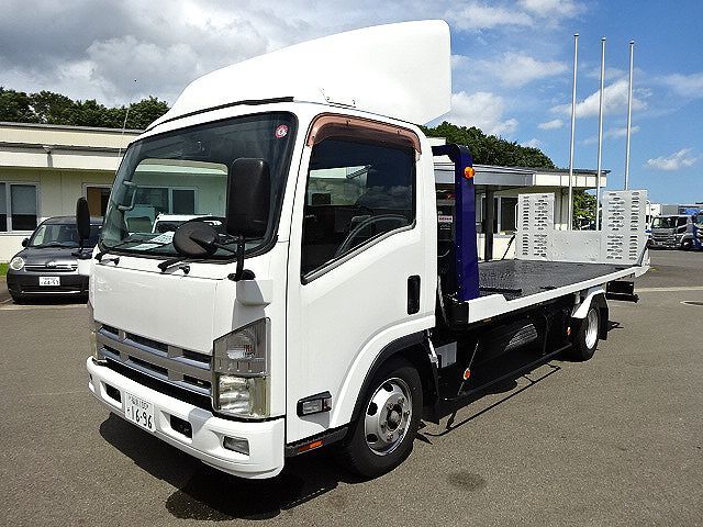 日産 H23 アトラス キャリアカー 積載3t フラトップ 車検付き 画像1