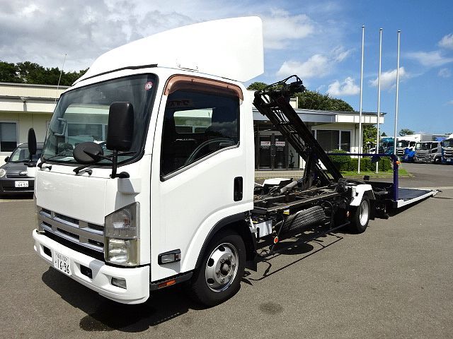 日産 H23 アトラス キャリアカー 積載3t フラトップ 車検付き 画像2