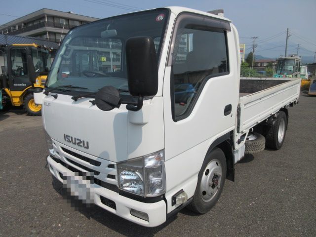 いすゞ H29 エルフ 平ボディ 4WD 車検付 画像1