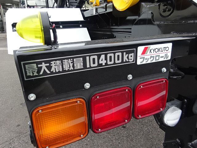 三菱 R6 S グレート フックロール  極東  22t  ハイルーフ  MT7速  2デフ  コンテナ有 画像20