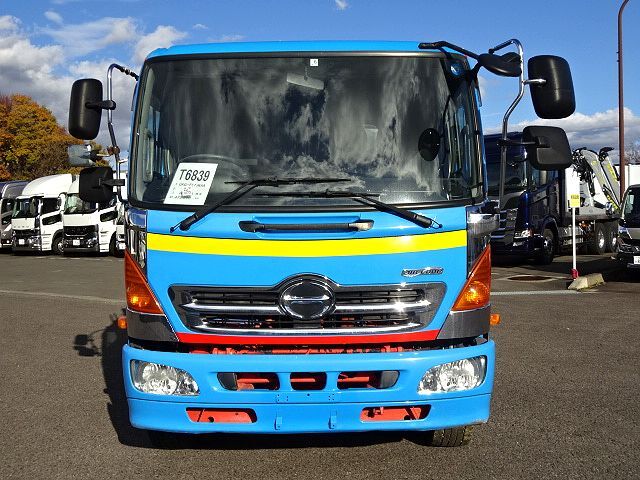 日野 H27 レンジャー 増トン 原木運搬クレーン 積載6.9t 荷台長430 原木車 画像2